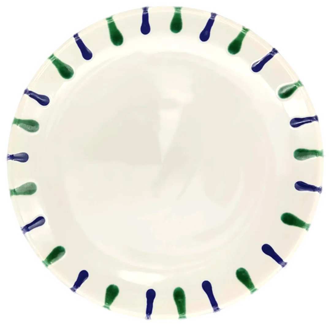 Gmundner Keramik - Dessertteller Traunsee (blau/grün) Ø 20 cm (2-teilig) – Bild 2