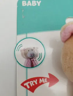 Happy People Schmusetuch aus weichem Plüsch - mit raschelndem Kopf - Bild 3