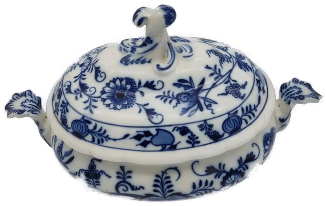 Hutschenreuther Terrine Zwiebelmuster blau weiss - Bild 4