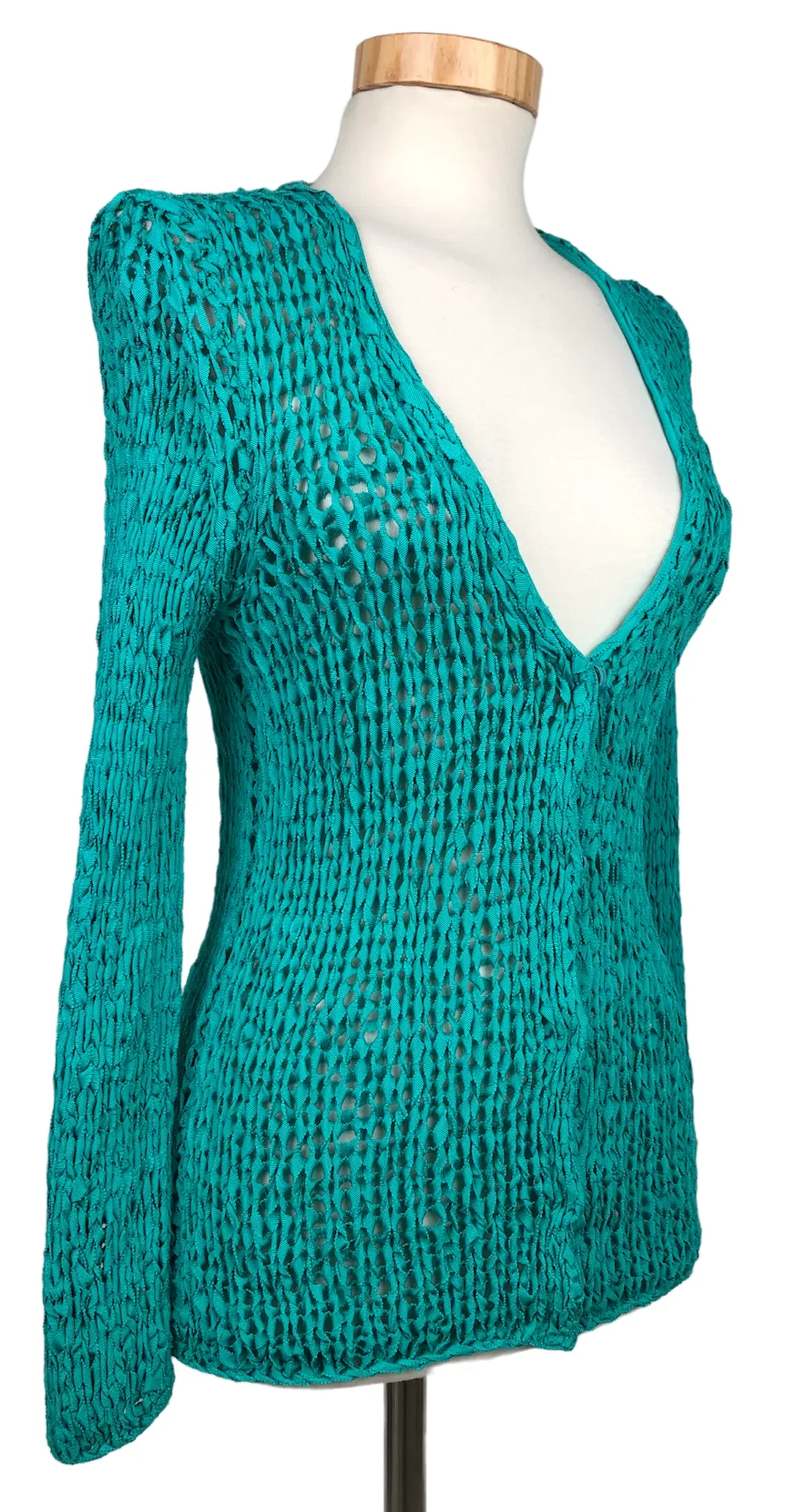 P.A.R.O.S.H. Damen Cardigan, türkis - Gr. S  – Bild 2