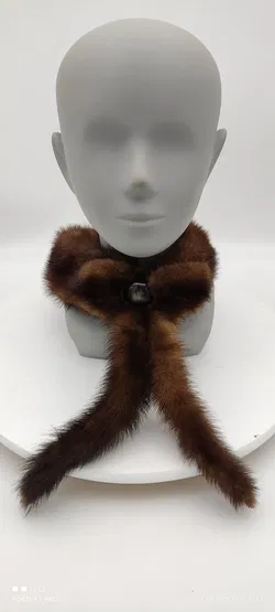 Vintage echter Pelz Nerzschal  - Bild 1