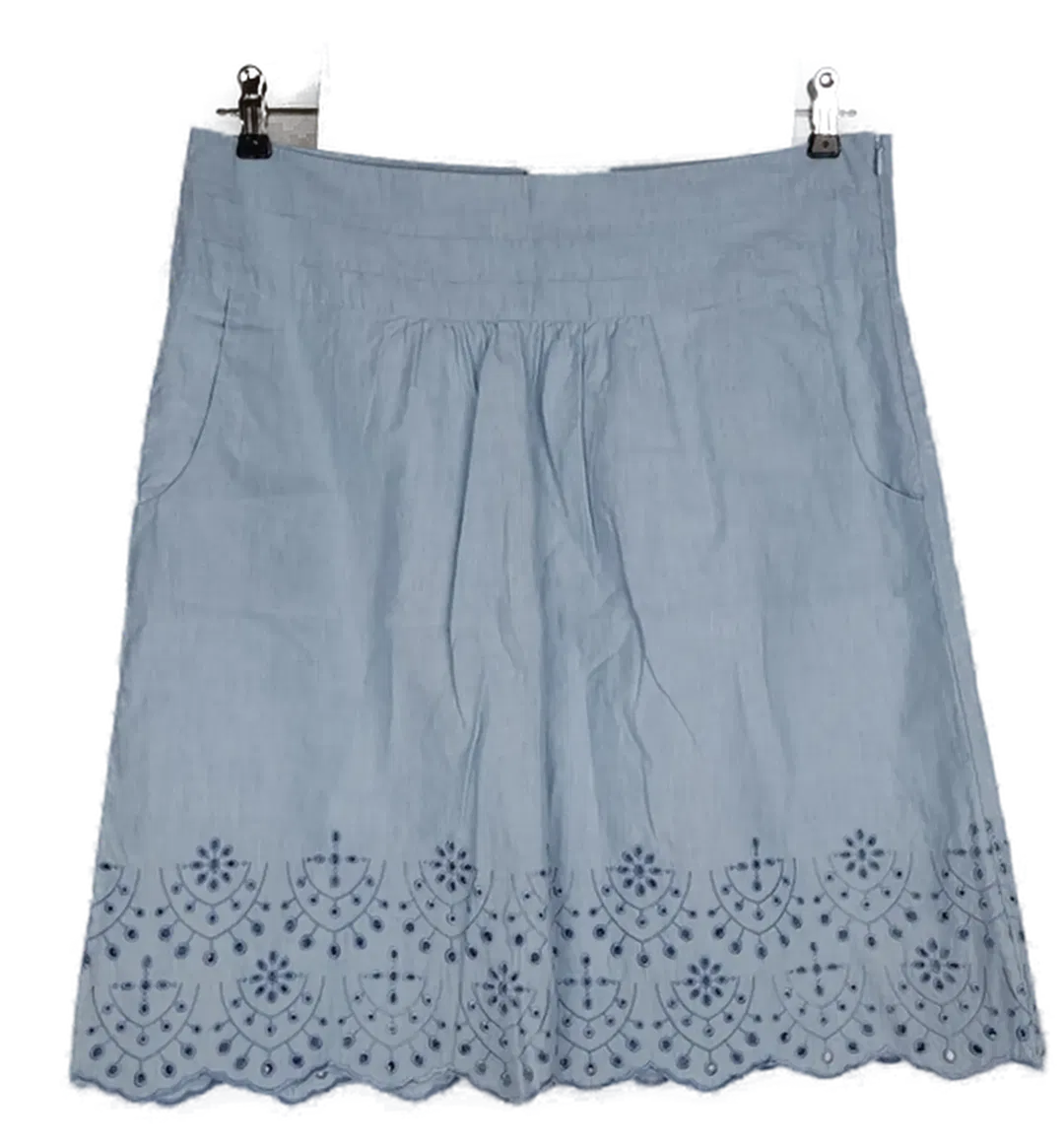 Madness Damen Rock hellblau mit Ornamentstickerei - L/40/42 - Bild 4