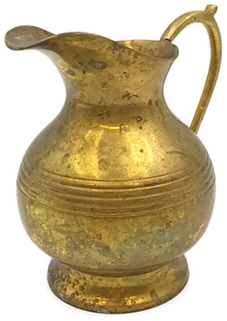 Messingkrug Made in India - Bild 1