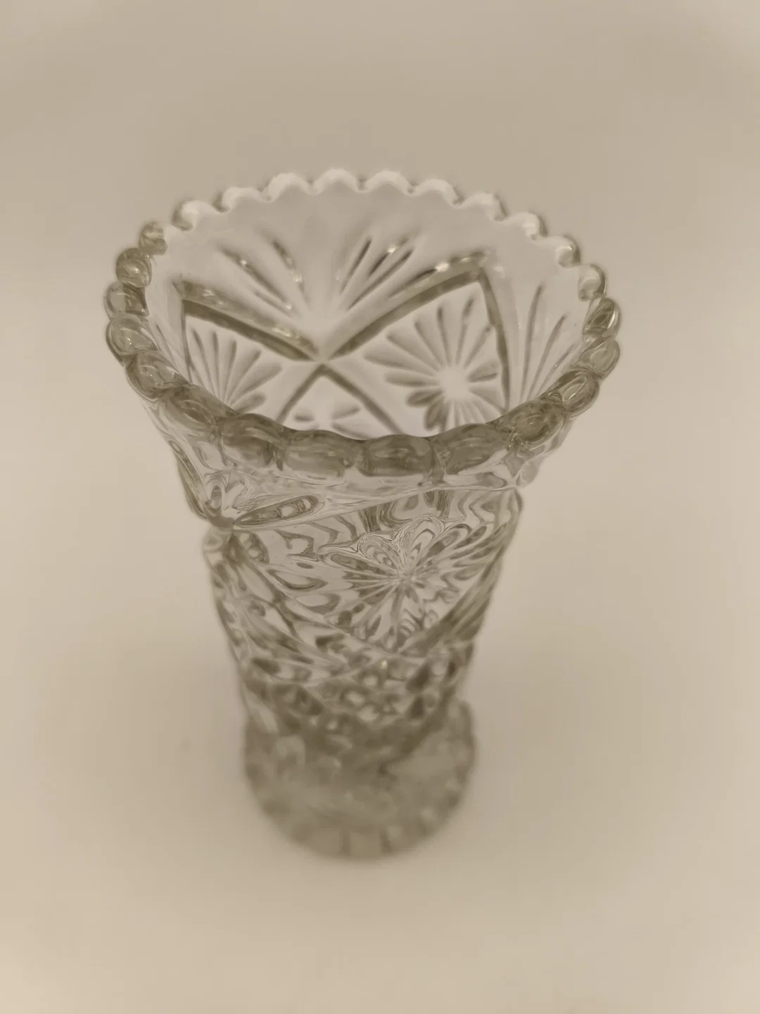 Glasvase, retro, – Bild 3