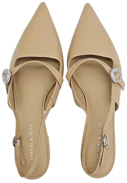 CHARLES & KEITH Damen Sling Pumps, beige - EU 37 - Bild 5