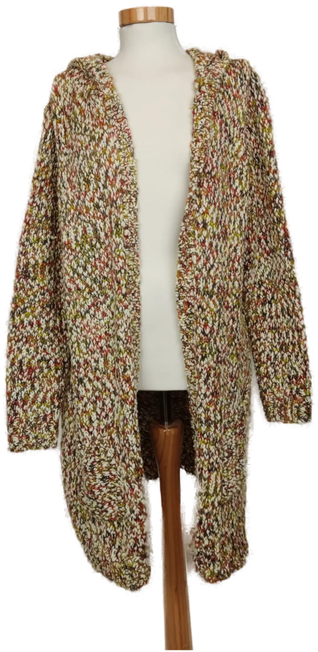 Jean Pascale Damen Long Strickjacke mehrfarbig Gr. L - Bild 1