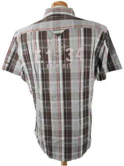 Esprit Herrenhemd kariert mehrfarbig - Gr. XXL - Bild 3