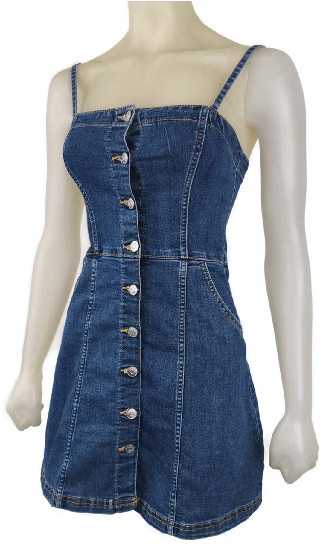 H&M, Jeanskleid, Teenager, Gr. 34 – Bild 2