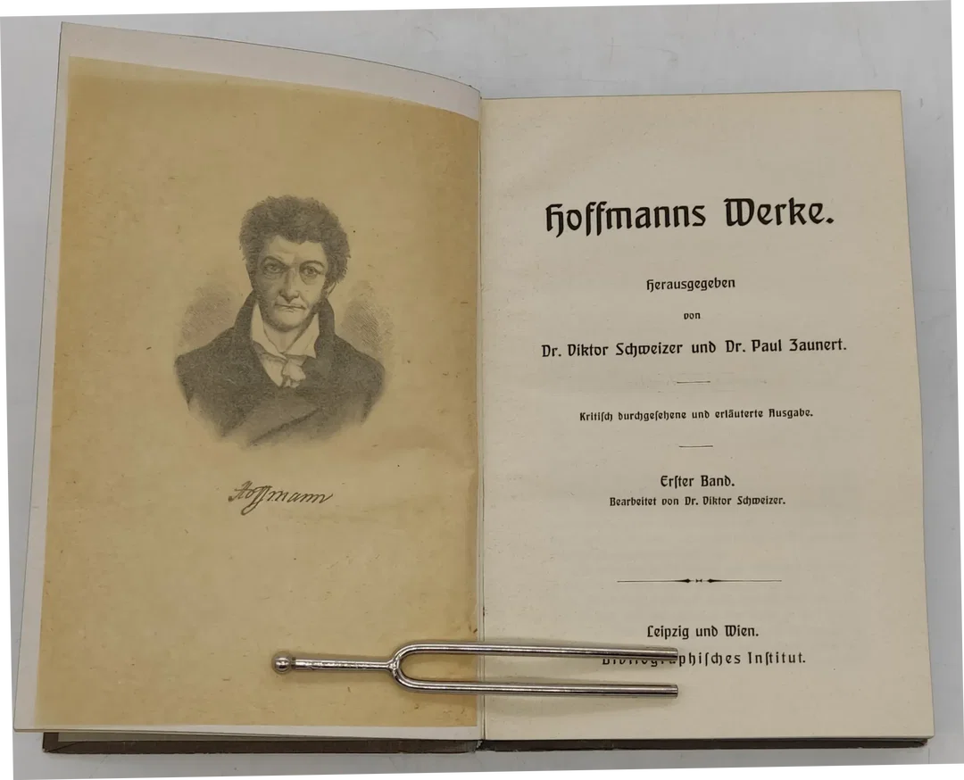Buch E.T.A. Hoffmann -seine Werke. Meyers Klassiker Ausgaben Band 1 bis 4 von 1896 – Bild 8