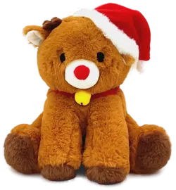 Weihnachtliches Plüsch-Rentier  - Bild 1