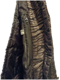 Safine by Etirel Damen Winterjacke braun-schwarz Gr. 38 - Hochwertige gestreifte Winterjacke - Bild 3