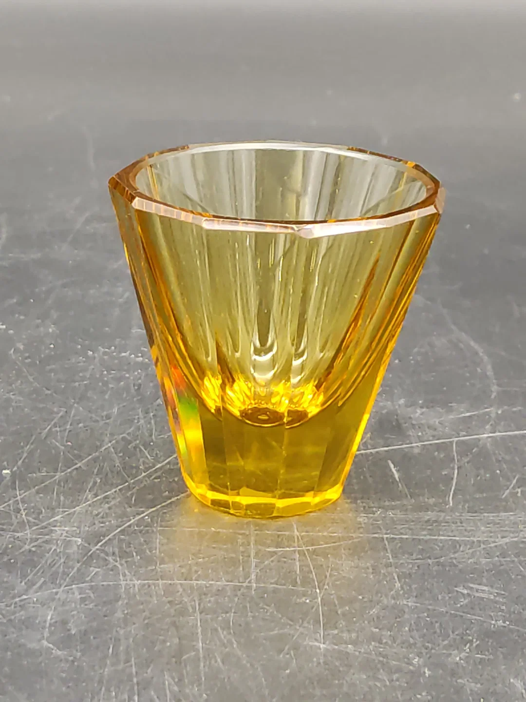 Likörset aus Bernstein Glas, 8-teilig – Bild 7