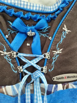 Kindertrachtenkleid Sonstige Baumwolle Gr. 92 | Mini-Trachtenschatz - Bild 4