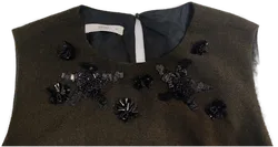 Prada Kleid mit Samtrock & Pailetten in Größe 42 - Bild 3