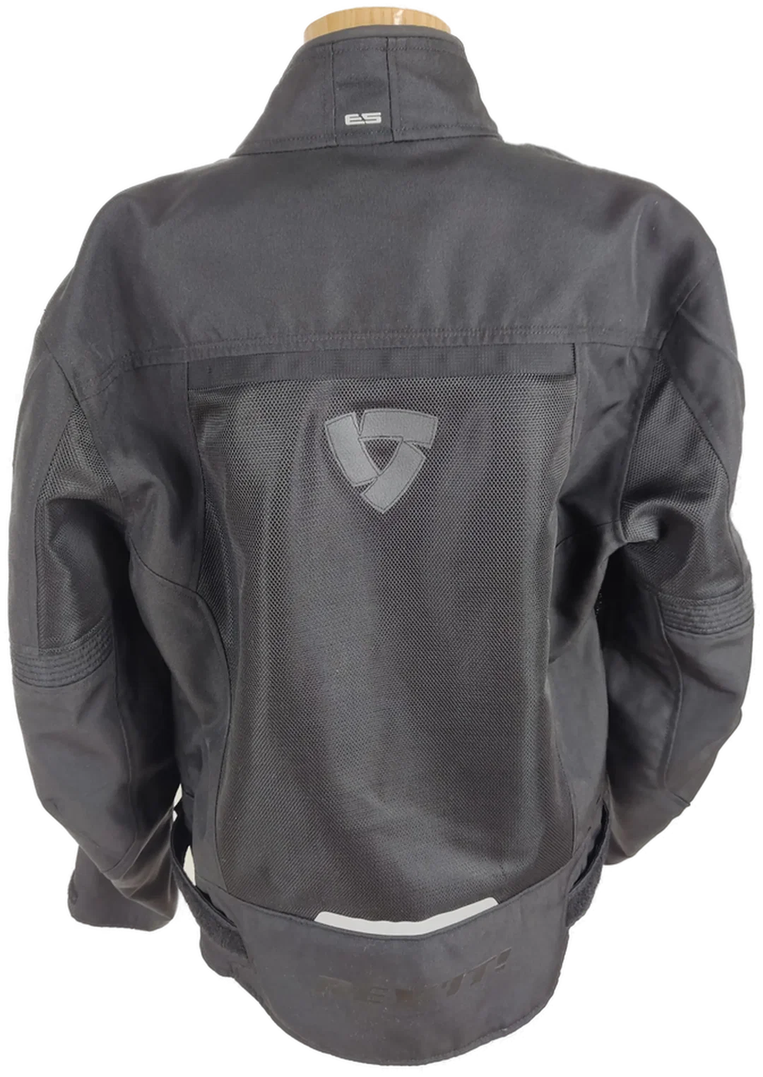 Motorradjacke "Rev'it", langarm mit Stehkragen, schwarz mit  Taschen, Größe 44 – Bild 5
