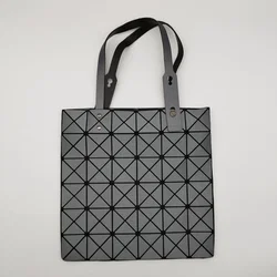 BAO BAO Issey Miyake "Lucent" Shopper/ Tote Bag | Silber Metallic | Neuwertig – Vorschau 1