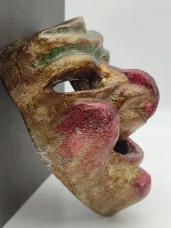 Kleine Metallmaske Wanddeko | Ethno-Charme – Vorschau 5