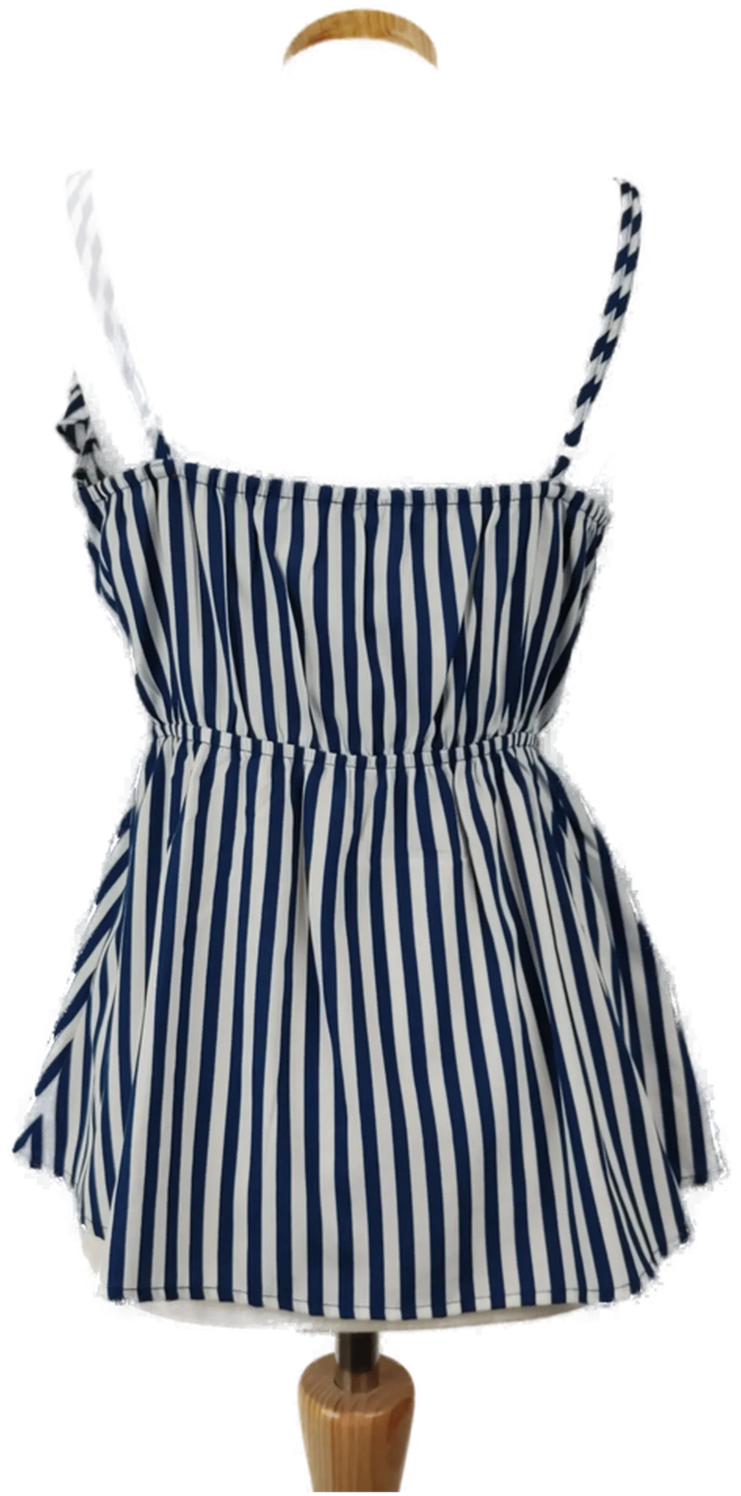 Damen Trägerbluse blau weiß gestreift- L/ 40 – Bild 2
