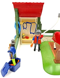 Playmobil Country Pferdewaschplatz mit funktionierender Wasserpumpe 6929  - Bild 7