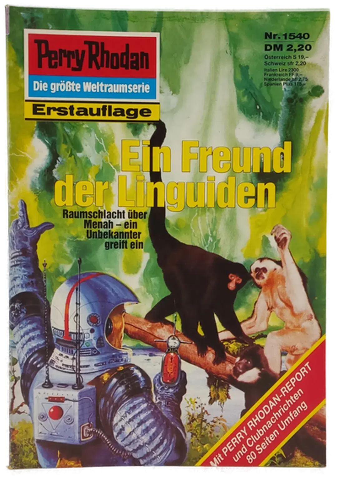 Romanheft Perry Rhodan Ein Freund der Linguiden Erstauflage Nr. 1540 - Bild 2