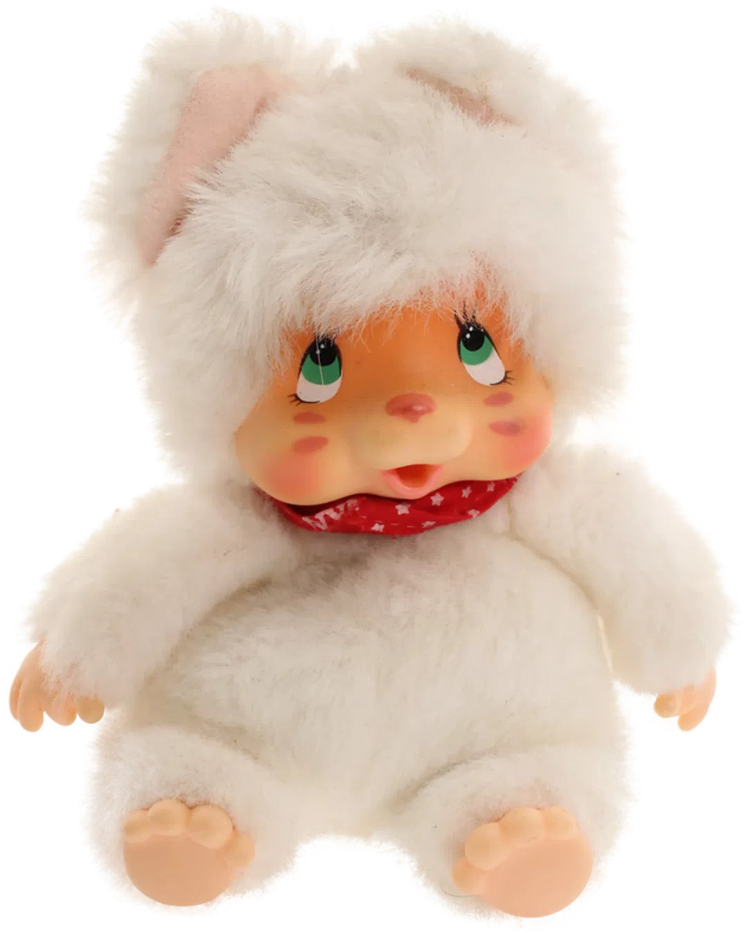Vintage Monchhichi-ähnliche Puppe im Katzenkostüm - Sammlerstück - Bild 4