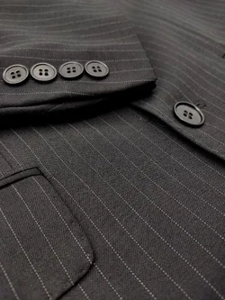 Angelico Herren Sakko, schwarz - Gr. S - Bild 6