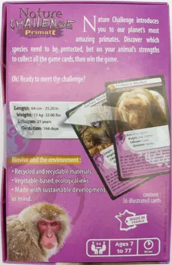 Nature Challenge - Primate discovery - Kartenspiel - bioviva - Bild 3