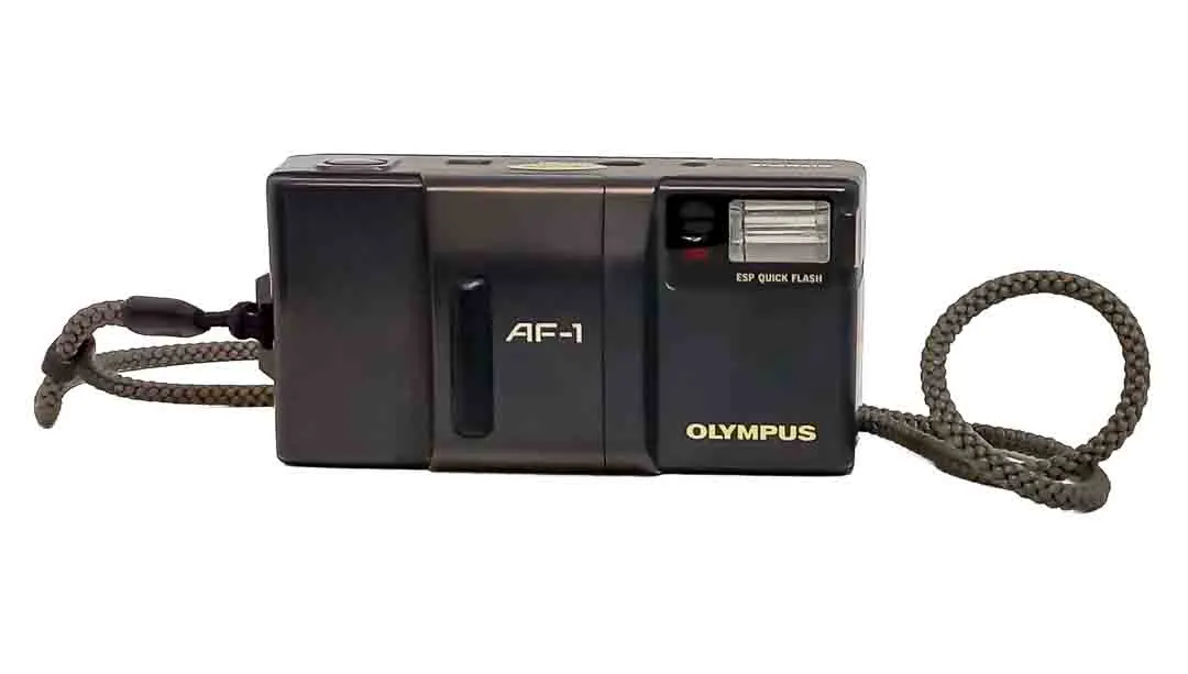 Olympus AF-1 Analogkamera | 35mm Point-and-Shoot mit Tasche - Bild 3