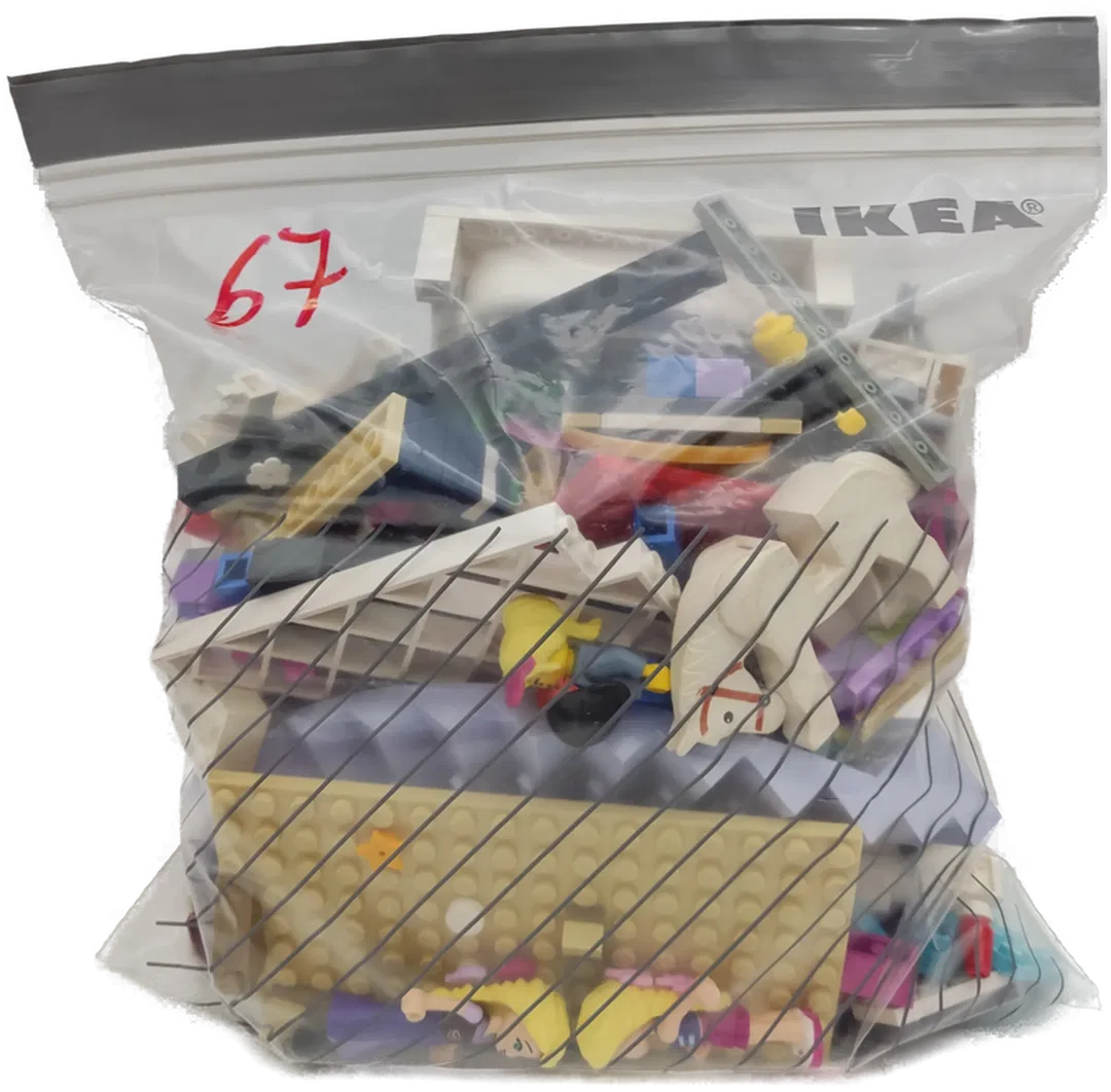 0.5 Kilo Lego Steine gemischt - Bild 1