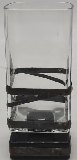 Luigi Bormioli 6 Stück Gläser Dekogläser mit Metallband - Bild 4