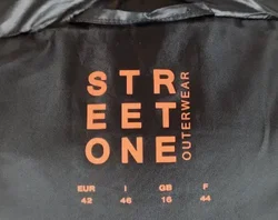 Steppweste Street One Schwarz | Mit Kapuze, Gr. 42 - Bild 3