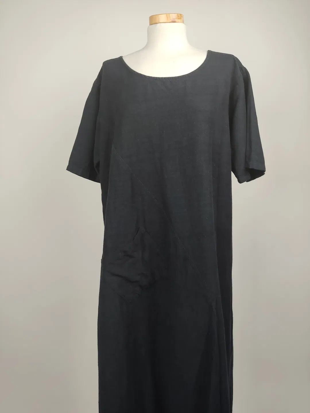 America Latina Damenkleid midi schwarz - Einheitsgröße - Bild 4