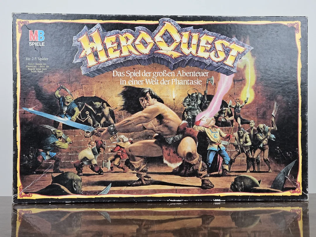 HERO QUEST - Vintage Gesellschaftsspiel - MB Spiele  - Bild 1