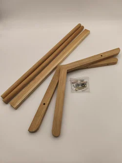 Handtuchhalter Walnussholz, neu und originalverpackt - Bild 2