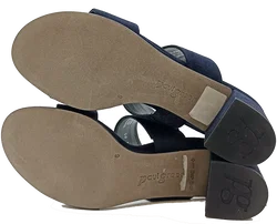 Paul Green Samtsleder Sandalen blau Gr. 39 – Vorschau 5