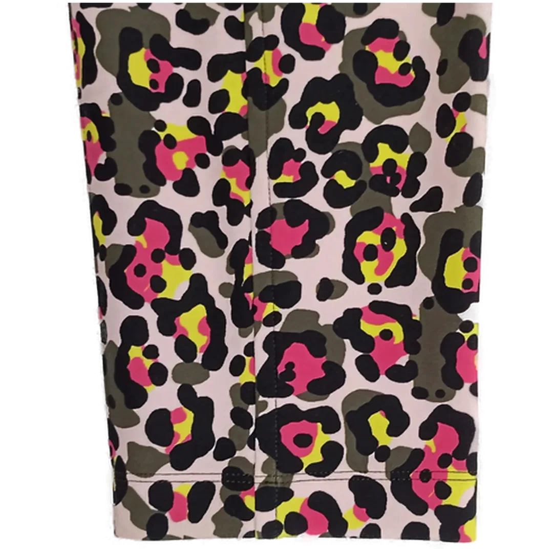 Marc Cain Damen Hose mehrfarbig mit Leo-Print Gr. M – Bild 4