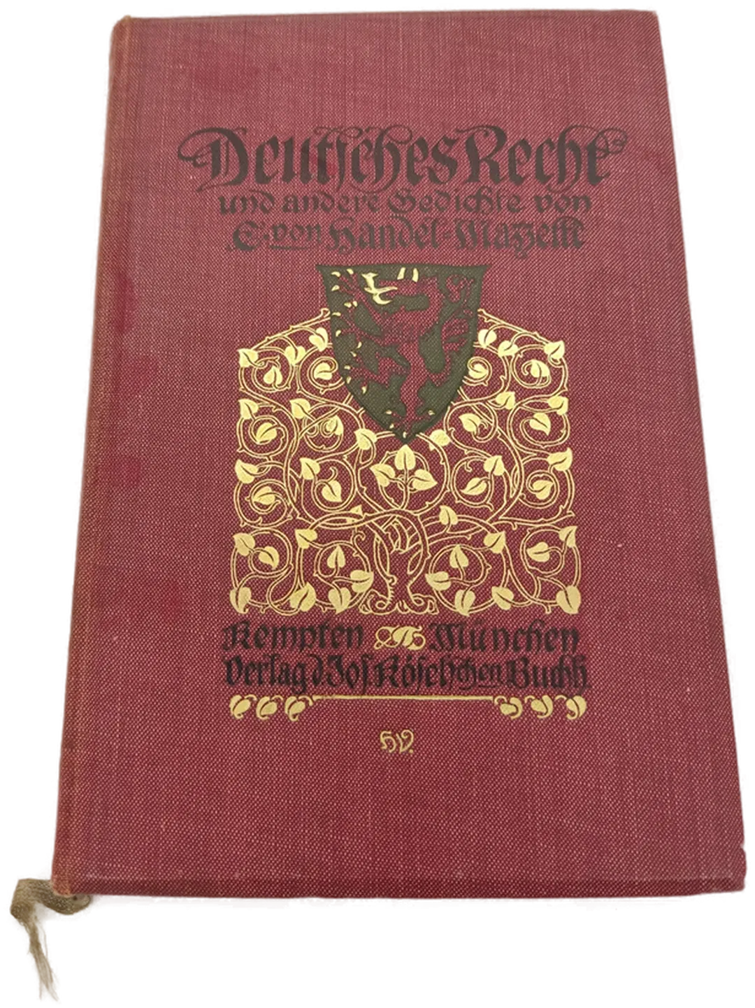 Deutsches Recht und andere Gedichte - Enrica von Handel-Mazzetti 1909 - Bild 2