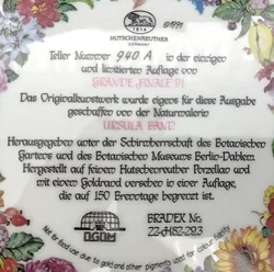 Hutschenreuther Sammelteller - „Grande Finale 1991“ von Ursula Band (Teller 940 A) - Bild 3