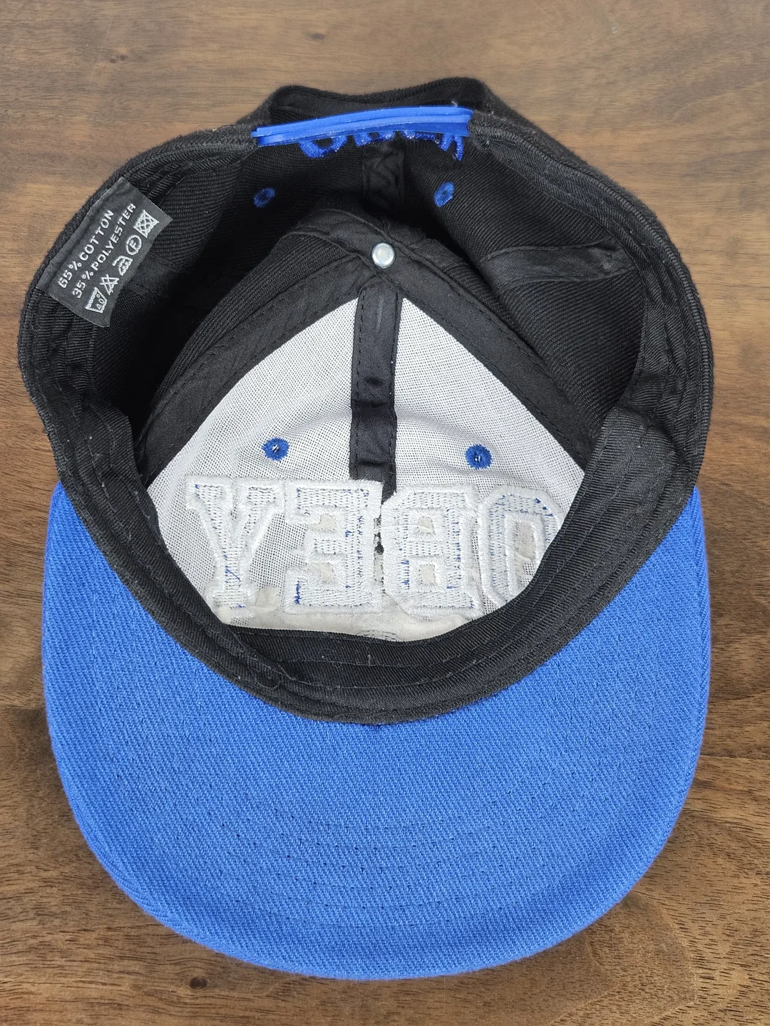 OBEY Snapback Kappe, schwarz/blau – Bild 4
