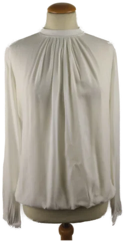 Bluse S.Oliver Unifarben Gr. 38 Mischfaser | Frühlingsliebling – Vorschau 1