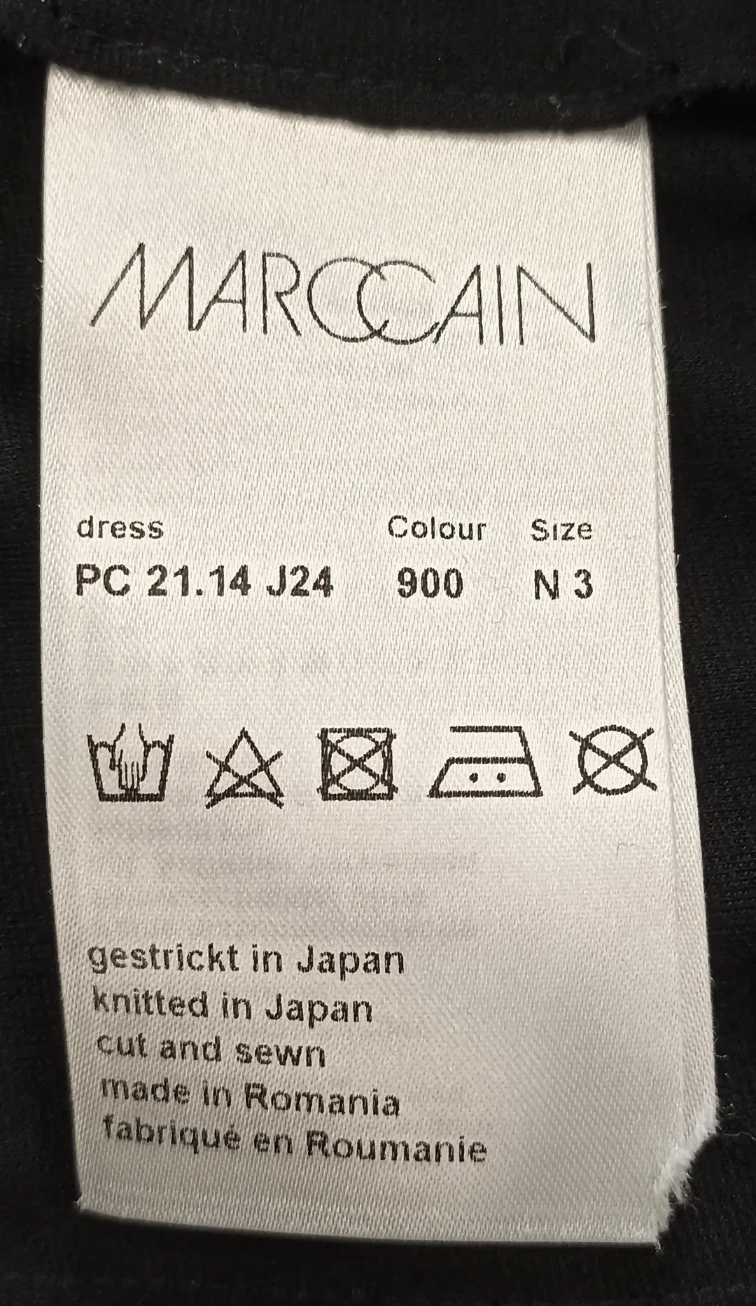Marc Cain Damen Midikleid schwarz Gr. M – Bild 5