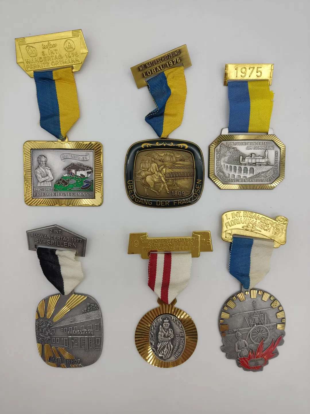 6x Vintage Wanderabzeichen - Bild 2