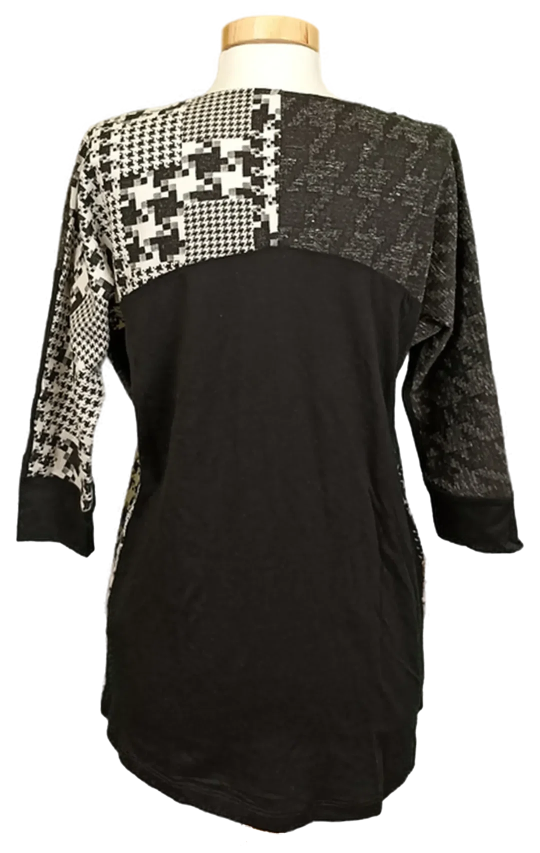 Desigual Damen Oberteil schwarz/weiß gemustert Gr. S – Bild 2