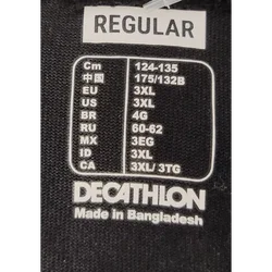 DECATHLON Damen T-Shirt schwarz - Gr. 3XL - Bild 4