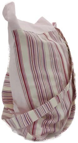 Tragtasche Stoff mehrfarbig + Henkel - Bild 2