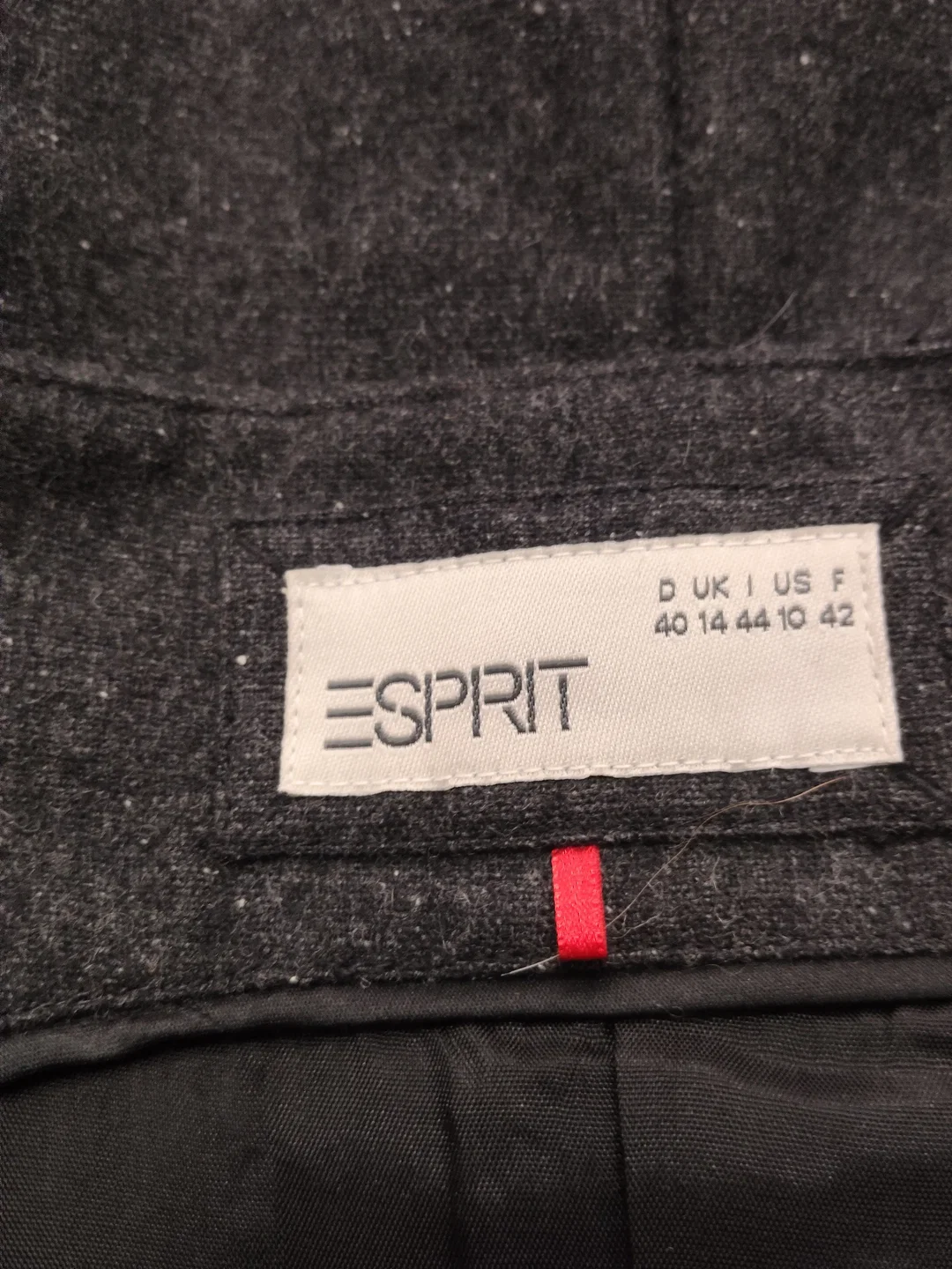 Esprit Midikleid Gr. 40 Dunkelgrau | Zeitloses Design – Bild 4