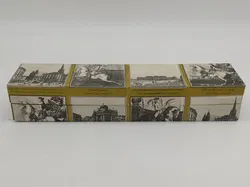 6x Vintage-Schnapsgläser mit Reitermotiven im Originalkarton - Bild 2