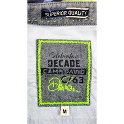 Camp David Herren Langarmhemd kariert - Gr. M - Bild 4