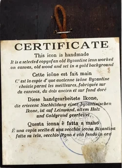 Handgefertigte byzantinischen Ikone - Bild 2