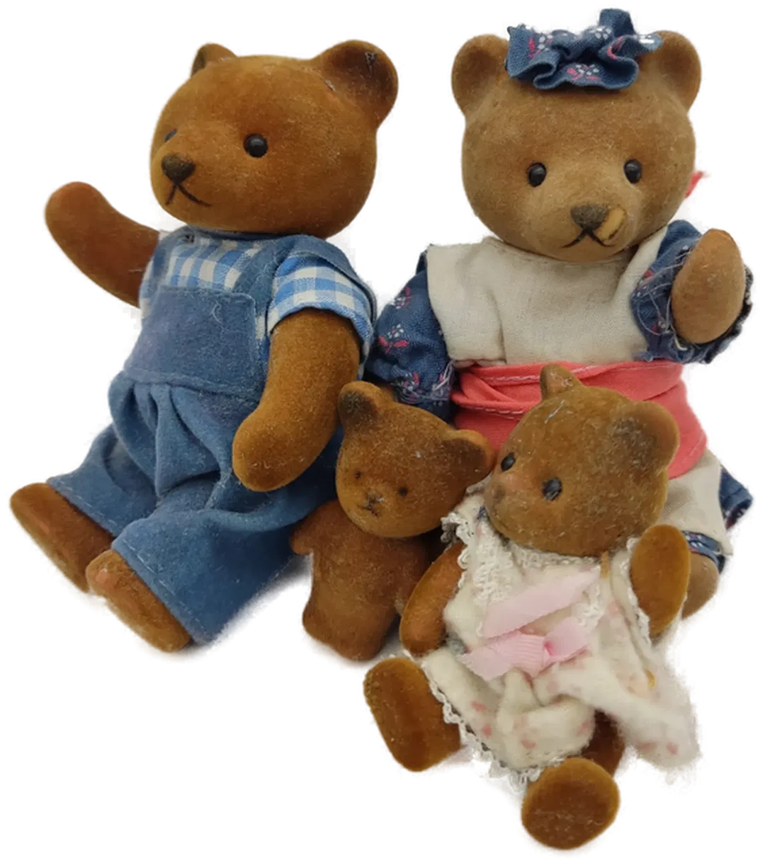 Bärenfamilie Set (4 Stück) Retro - Bild 4